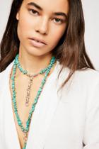 Raquel Raw Stone Necklace By Free People